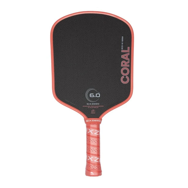 Six Zero Coral 16mm Widebody Pickleball Paddle